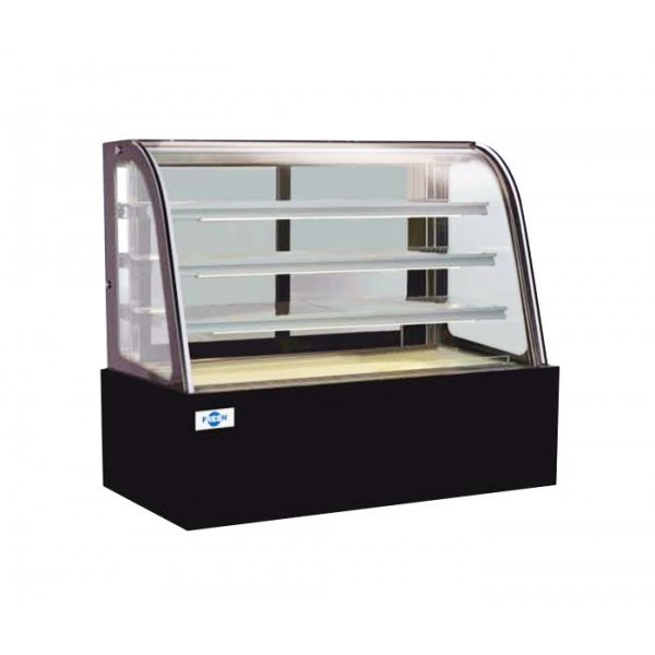 CURVED CAKE SHOWCASE 4FT/ 5FT/ 6FT (3 SHELVES)
